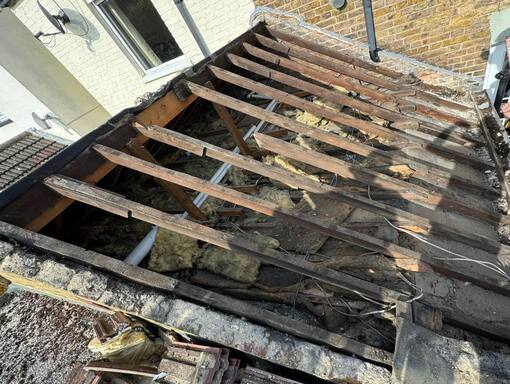 Cringleford Roofing Services 16 This is a photo of a roof needing repairs in Cringleford
