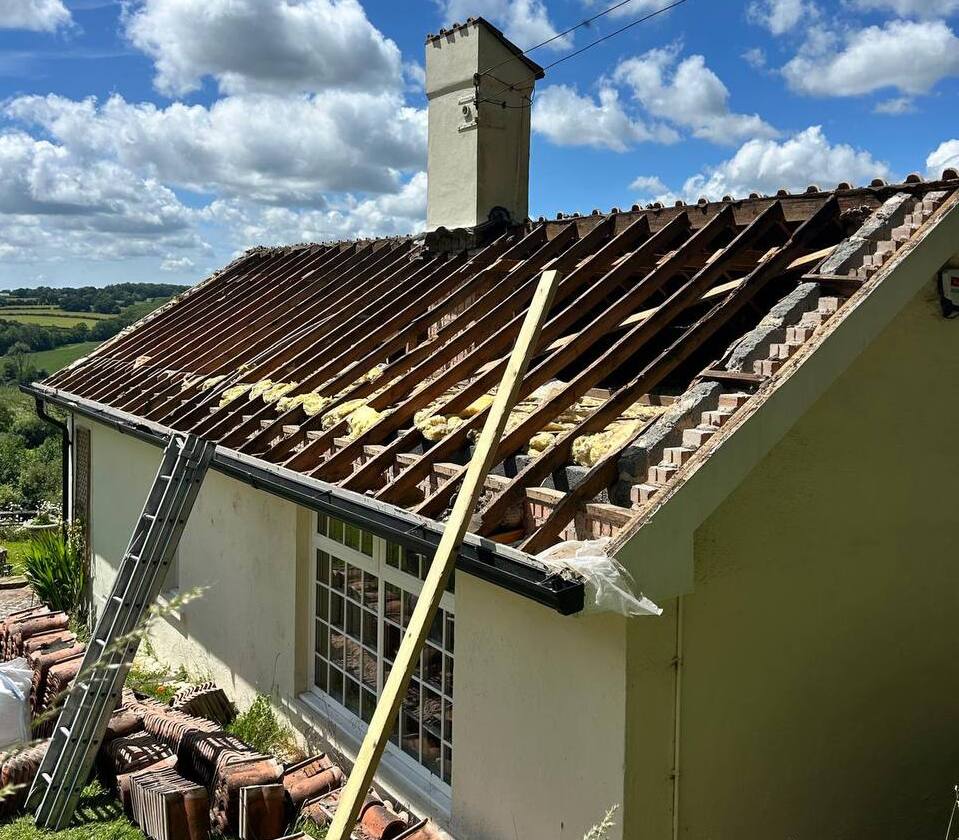 Cringleford Roofing Services 8 This is a photo of a roof being repaired in Cringleford. Installation carried out by Cringleford Roofing Services